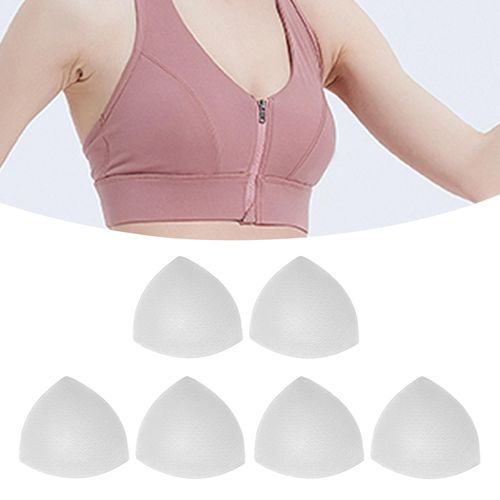 Generic Triangle Foam Bra Insert Thin Bra Pads White 14.8x13x0.7cm @ Best  Price Online