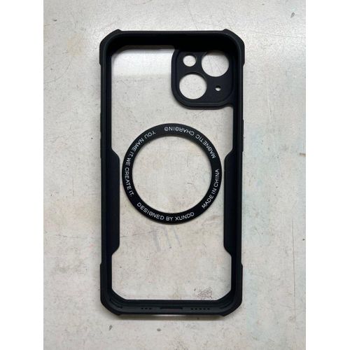 product_image_name-Xundd-Apple iPhone 15 Plus Phone Case, Magnetic Magsafe Compatible Shockproof Airbags Bumper Transparent Protective Back Cover for Second Device-3