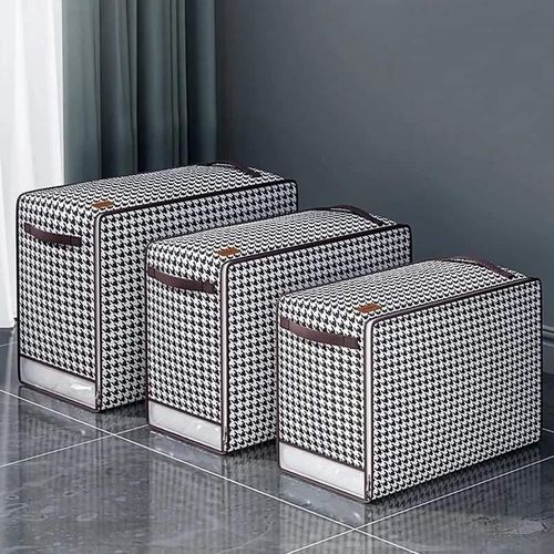 product_image_name-Generic-3 Pcs Duvet Storage Bags Clothes Storage Bags Closet Organizer Wardrobe Organizer-1