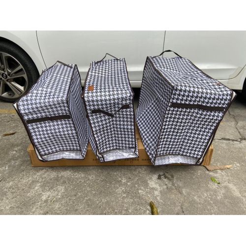 product_image_name-Generic-3 Pcs Duvet Storage Bags Clothes Storage Bags Closet Organizer Wardrobe Organizer-3