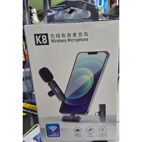 product_image_name-Generic-K8 Type-C Clip-on Wireless Lavalier Microphone for Vlogging and Professional Content-4