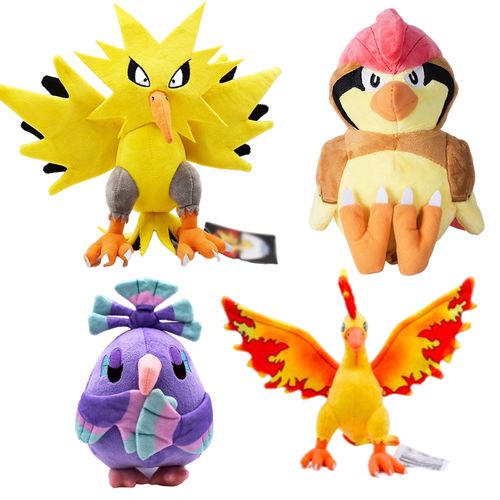 Legendary Bird Articuno, Moltres, Zapdos Plush Doll Toys