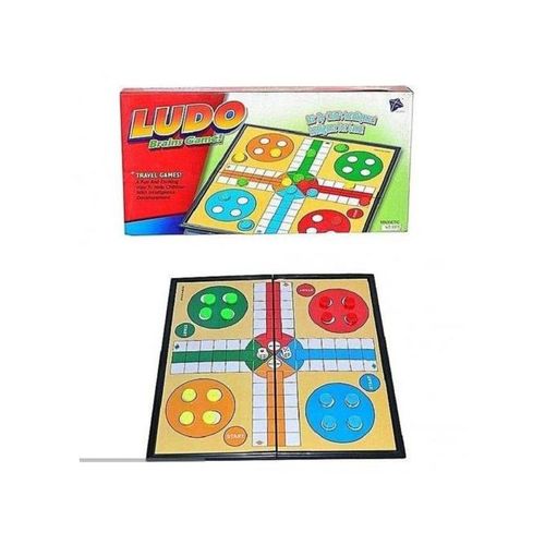 Magnetic Ludo Traditional Board Brain Game 25 X 25 cm new in Box 