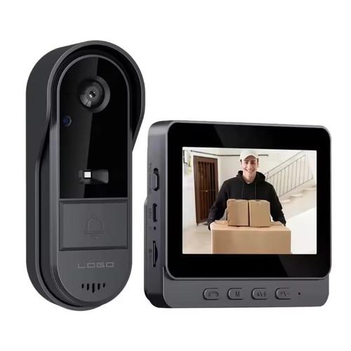 product_image_name-Generic-Smart doorbell two way video audio wireless intercom 170 degree wide angle with tuya camera-2