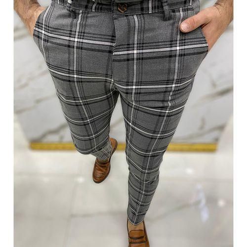 Fashion Plaid Pants For Men Checkered Trousers Lattice Striped Slim Best Price Online Jumia Kenya