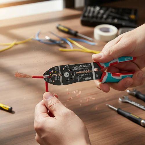 product_image_name-TOTAL-THT15851 Wire stripper Size:8.5"/215mm-3