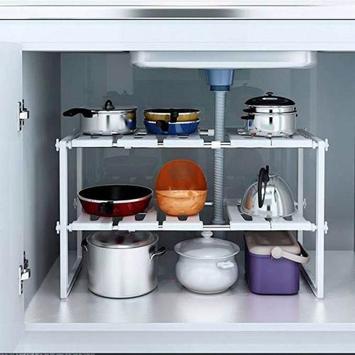 product_image_name-Generic-Under Sink Rack Organizer-Expandable Up To 50cm By 70cm-1