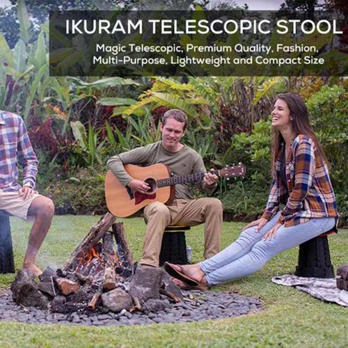 product_image_name-Generic-Collapsible Telescoping Portable Stool for Adults, Camping Stools, Upgraded Collapsible Folding Seats with Load Capacity -2