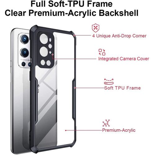 product_image_name-Generic-Transparent Xundo Airbag Shockproof + Dual Layer TPU + PC Hybrid Case for OnePlus 1+9pro-2