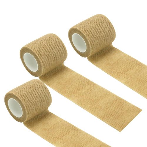 Generic 3 Rolls Stretchy Breathable and Self-Adhesive Bandages for