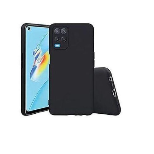 product_image_name-Oppo-A54 4G Liquid Matte Silicon Case Cover ( BLACK)-1