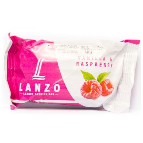 product_image_name-Lanzo-Vanilla and Raspberry Bathing Soap 200g-1
