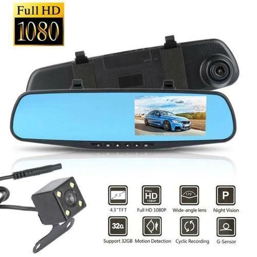 product_image_name-Generic-4.3 Inch Car DVR Dash Cam Rearview Mirror Video 170 Angle-2