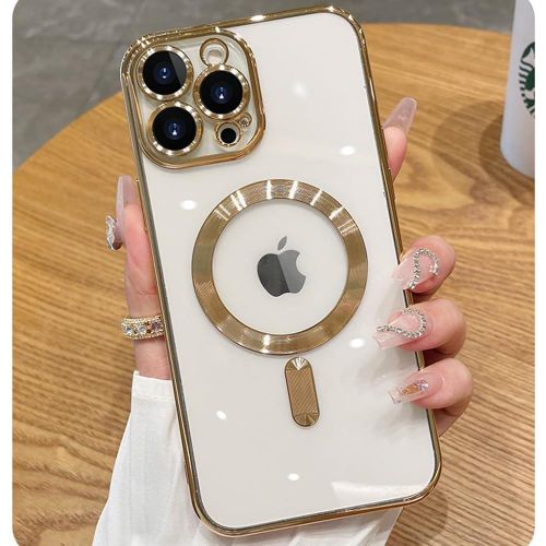 product_image_name-Generic-Magnetic Case For IPhone 13 Pro Compatible With MagSafe Built-in Camera Lens Protector-3