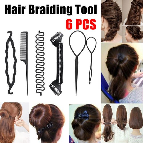 Hair Bun Maker Braiding Styling Disk Twist DIY Tools Accessories 4