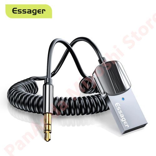 Essager High Quality Car Audio Aux Bluetooth Adapter USB To 3.5mm @ Best  Price Online