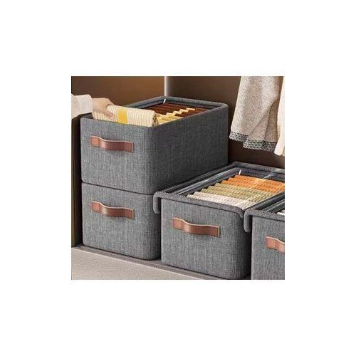 product_image_name-Generic-Foldable Clothes Drawer Organizer, Jeans, Sweater, T-shirt, Thin Coat, Dress Wardrobe Clothes Organizer Storage Box-1