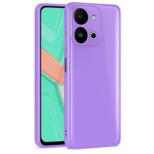 product_image_name-Generic-Soft Silicone Slim Fit Cover Anti-Scratch Shockproof Case for vivo Y28 - Purple-1