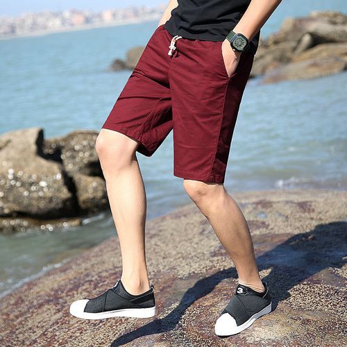 Fashion (wine Red)Brand Short Sweatpants Shorts Cotton Casual Boy