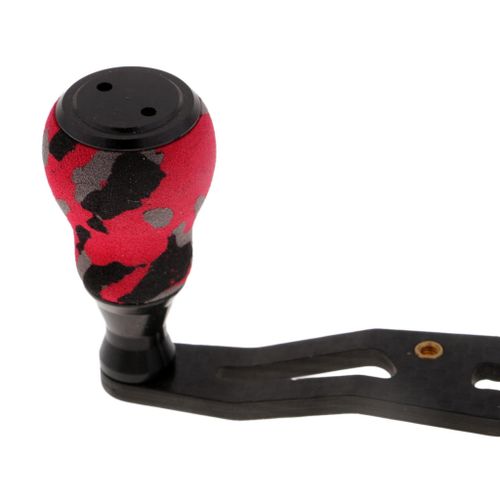 Generic Red Super Power Carbon Handle Baitcasting Reel Handle And