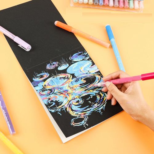 product_image_name-Generic-12 pcs 1.0mm Extra Fine Tip Water Based Acrylic Paint Marker Pens-1