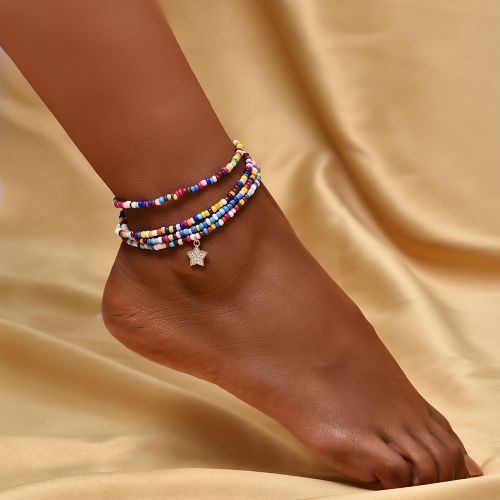 Africa Kenya Handmade Beads Adults Bangle Bracelets/women Anklets/ankle  Foot Bracelets/body Jewelry / Boho Anklets -  Israel