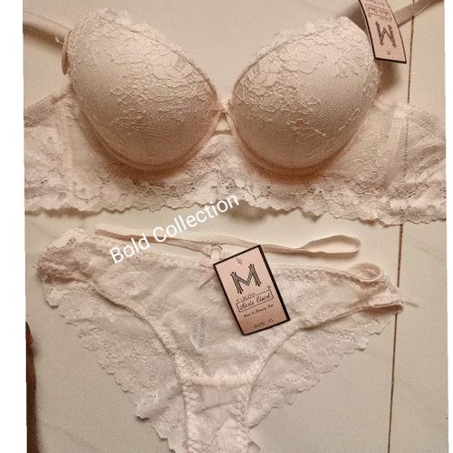 Fashion 2PK Set Of Sexy Lace Push Up Bra+Matching Panty Bra CupB