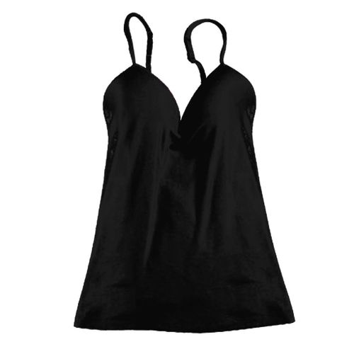 Generic Womens Sexy Adjustable Strap Built In Bra Tank Tops