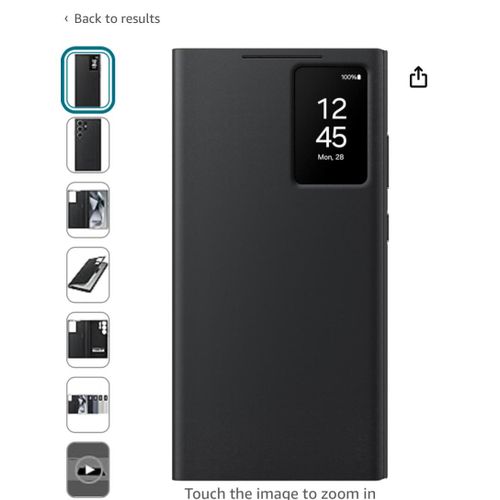 product_image_name-Samsung- Galaxy S22 Plus S-View Wallet Phone Case, Protective Cover with Smart Small Screen View, Finger Tap Control, Slim Design, Card Holder Pocket,-1