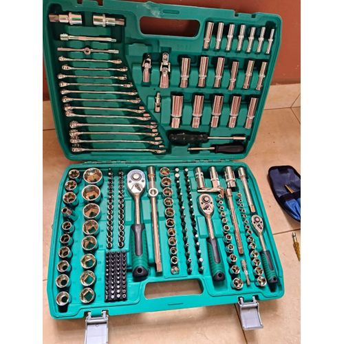 product_image_name-Generic-216pcs Mechanic Wrench Set/  Socket Tool Kit Set, Personal Car Repair Tool Set -2