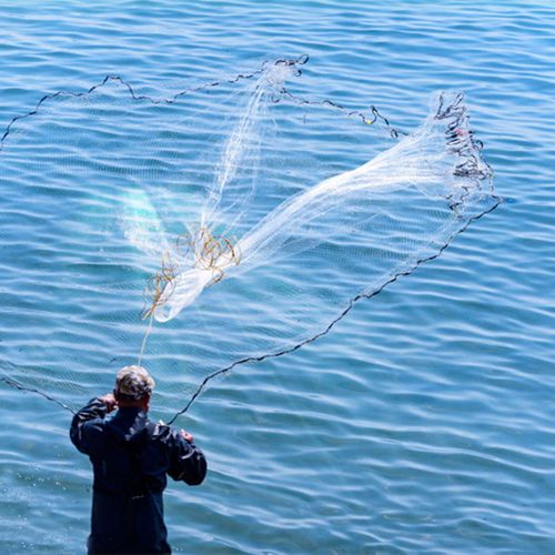 Generic Outdoor Throw Catch Fishing Gill Net Fishing Net Hand Cast