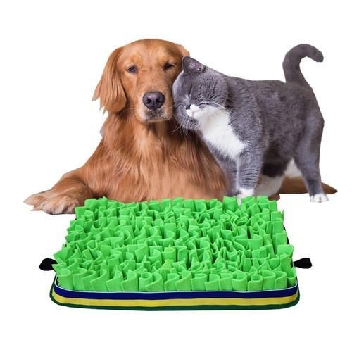 Dog Snuffle Mat Interactive Toy Pet Sniffing Feeding Smell Training Feeding  Pad