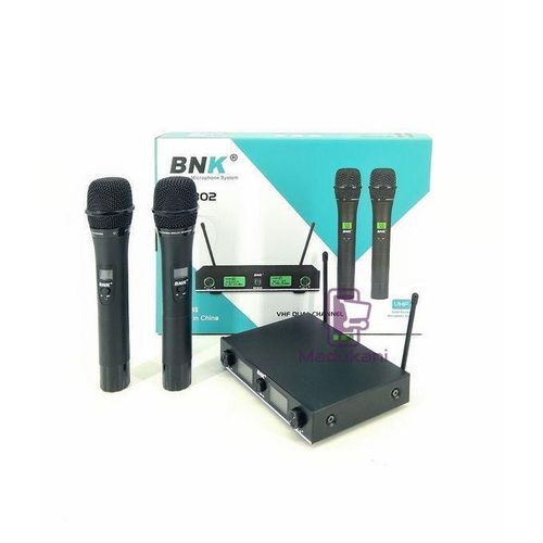 product_image_name-Bnk-Microphones Systems-BK-802 Dual Channel VHF Wireless Microphone Set-2