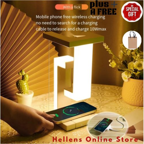 product_image_name-Generic-LED Anti-Gravity Night Light With A Wireless Charger-1