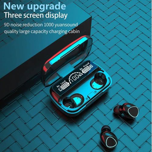 product_image_name-Generic-TWS M10 Wireless Earbuds for Android & iPhone – Touch Control, LED Case-6