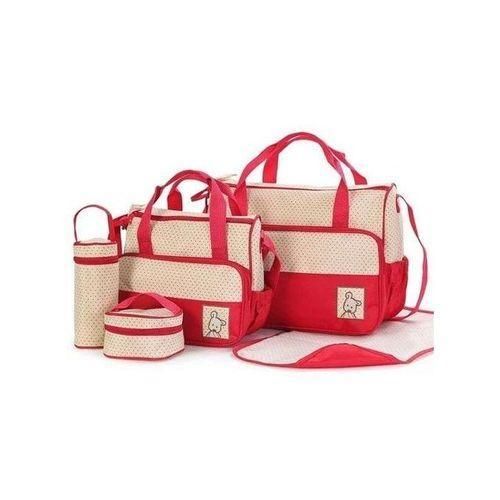 product_image_name-Generic-5 In 1 Diaper Bag Set Red-1