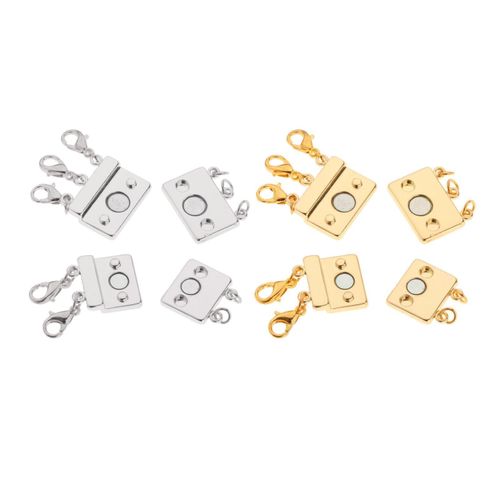 Generic Multiple Necklace Clasp Layered Look For Women Gold Silver 4pcs @  Best Price Online