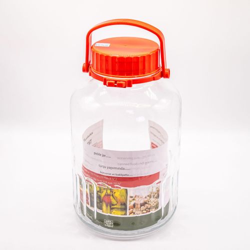 product_image_name-Pasabahce-Bella  Storage Jar With Plastic Cover  3000 CC-1