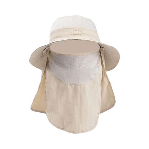 Generic Sun Hats Sweat Absorbing Fishing Hat Women Sun Beige