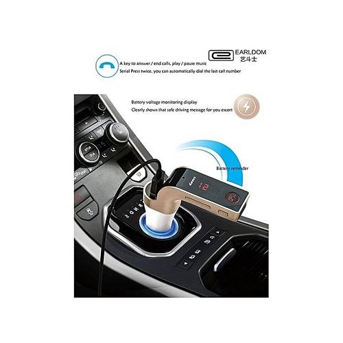 product_image_name-Generic-Car Charger, Mp3 Player,,Wireless Car Bluetooth Adapter Car Kit Bluetooth FM Transmitter Hands Free Calling LBQ-1