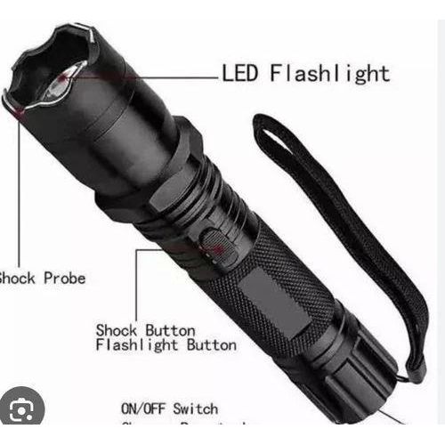 product_image_name-Generic-Rechargeable Tactical Flashlight with Laser Pointer -8