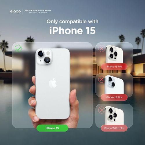 product_image_name-Generic-Apple iPhone 15 Real Silicone Case with Inside Microfiber Lining, Protective Phone Cover with Comfortable Grip and Durable Design-2