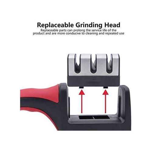 product_image_name-Generic-Knife Sharpeners Kitchen Sharpener Three Stages Black & Red-2