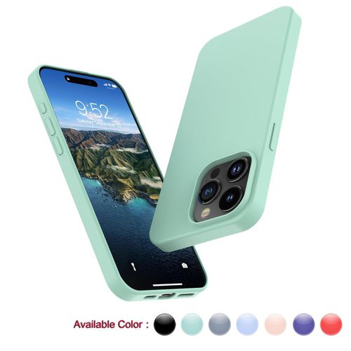 product_image_name-Generic-Soft Silicone Slim Fit Cover Anti-Scratch Shockproof Case for Apple iPhone 11 Pro Max - Mint -1