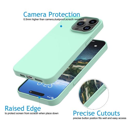 product_image_name-Generic-Soft Silicone Slim Fit Cover Anti-Scratch Shockproof Case for Apple iPhone 11 Pro Max - Mint -3