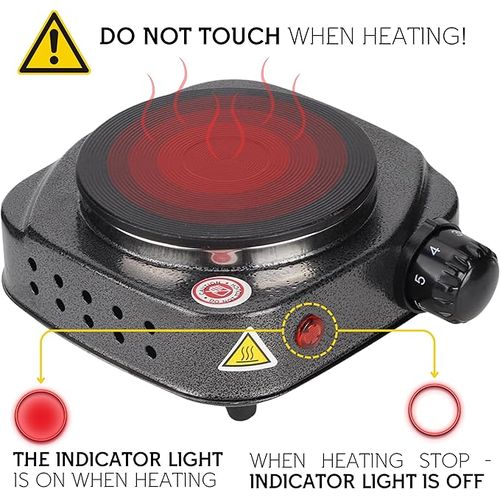 product_image_name-Generic-500W Mini Electric Heater/Multifunctional Kitchen Utensil - Black-4