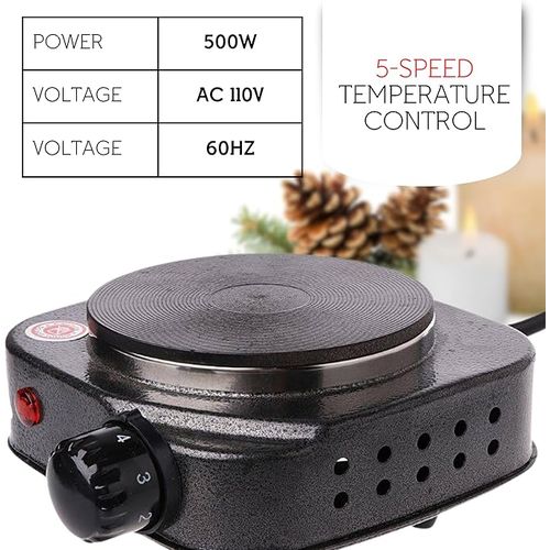 product_image_name-Generic-500W Mini Electric Heater/Multifunctional Kitchen Utensil - Black-6