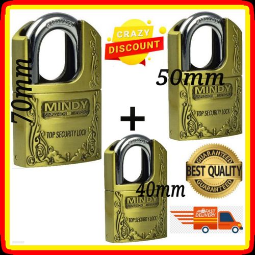 Mindy Padlocks AntiTheft Top Security 40mm, 50mm, 70mm Best Price