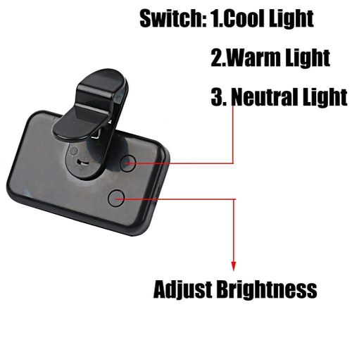 product_image_name-Generic-Portable Mini Selfie fill light rechargeable 3 modes adjustable brightness clip for mobile phone computer fill light-2