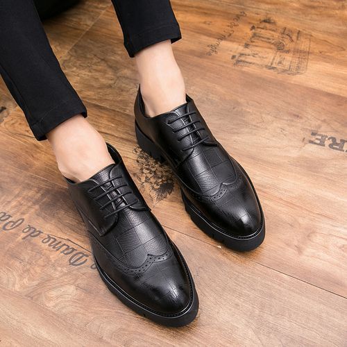 Kasut hitam louis cuppers saiz 44, Men's Fashion, Footwear, Dress